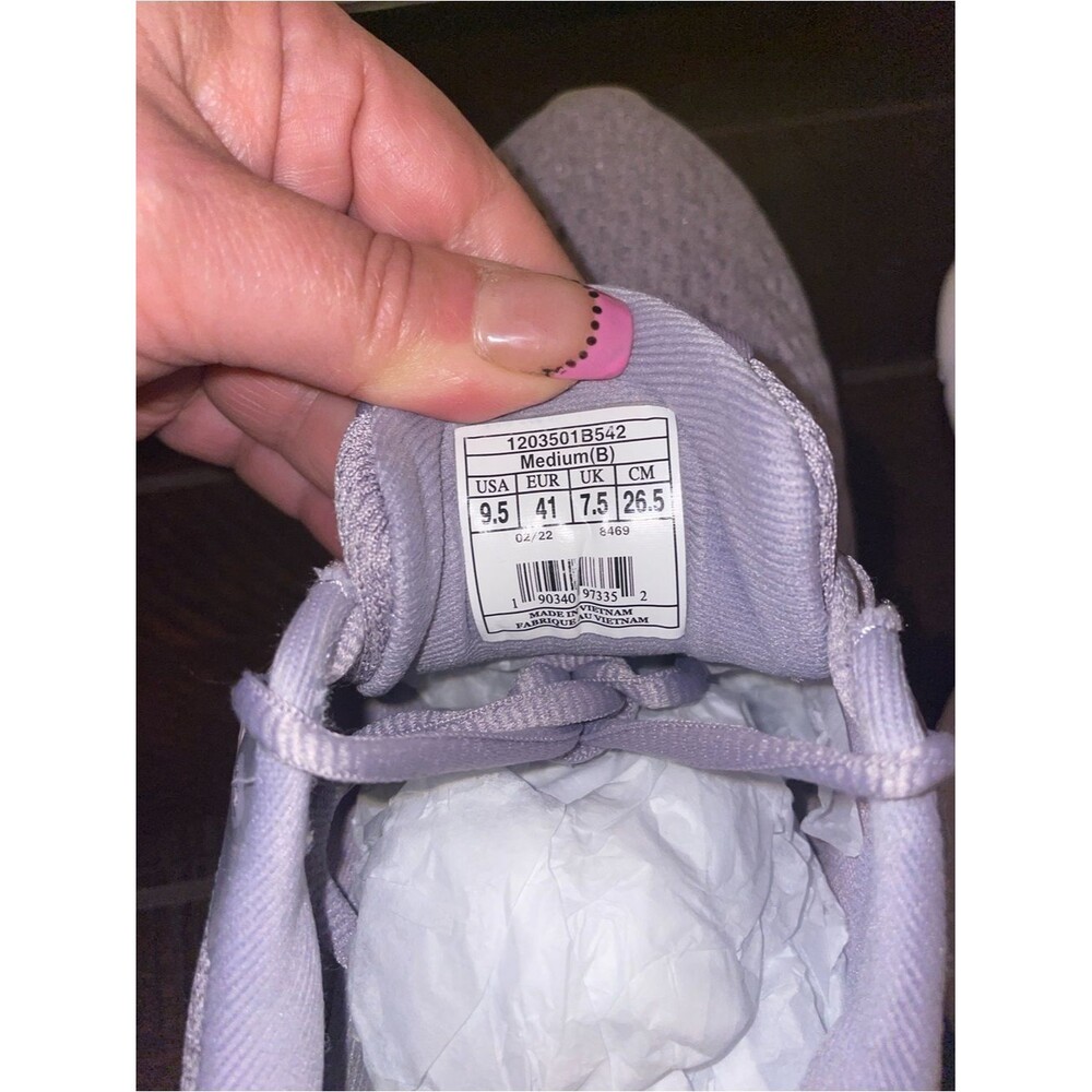 Brooks Transmit 3 Lavender Light Pink Running Sneakers Size 9.5 - Picture 8 of 15